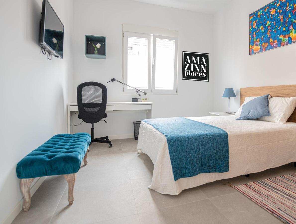 Apartamento 2 Hab En Malvarrosa A Metros De La Playa, Con Terraza Y Zonas Comun 3D Валенсія Екстер'єр фото